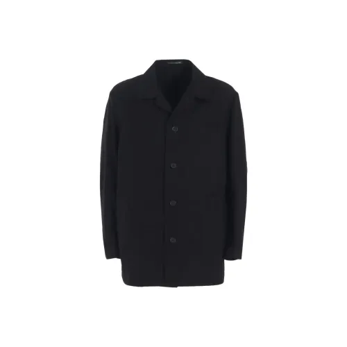Yohji Yamamoto Pour Homme SS25 Куртки и Пальто Мужской Черный