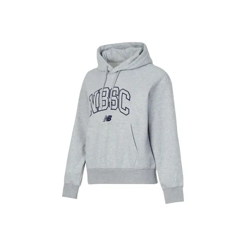 New Balance Свитшот Женский Серый