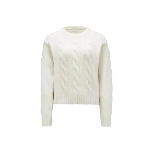 Moncler Экрю Женские Свитеры