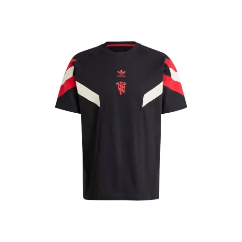 Adidas Originals Manchester SS24 T Рубашка Мужская Черная