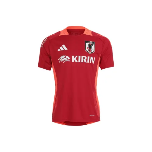Adidas Японская футбольная команда Олимпийская серия Футбол Джерси Мужской Красный