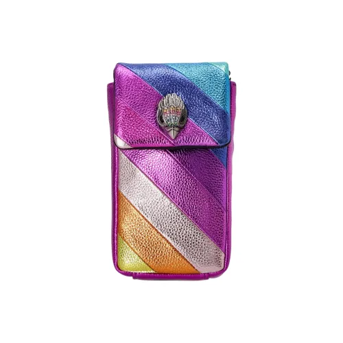 Kurt Geiger London Lambskin Сумка через плечо с чехлом для телефона Женская Розовая и Многоцветная