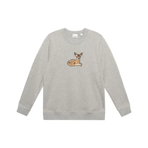 Burberry Свитшот Женский Светлый Фотиния Серый