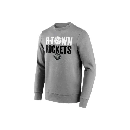 NBA Houston Rockets ICONIC Hometown GRAPHIC CREW Баскетбольная Джерси Мужская Серого цвета