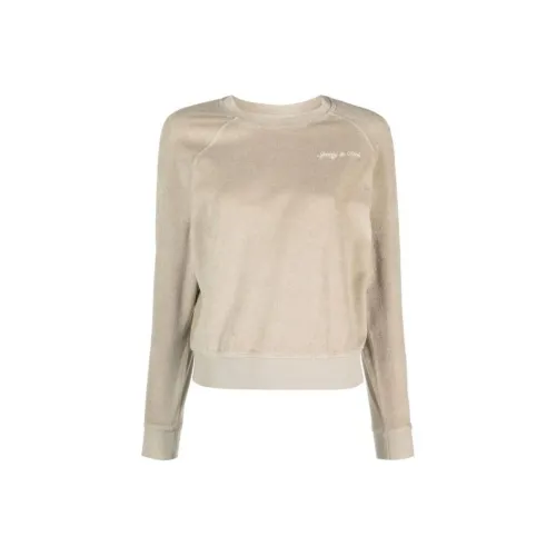 SPORTY RICH Стандартная T-рубашка Женская Бежевая