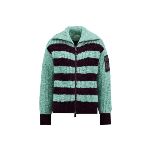 Moncler FW22 Свободный крой Свитер Женский Зеленый