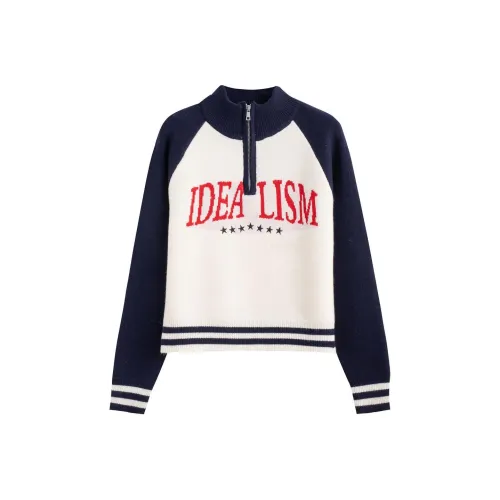 Tonlion Свитер Женский Темно-Синий