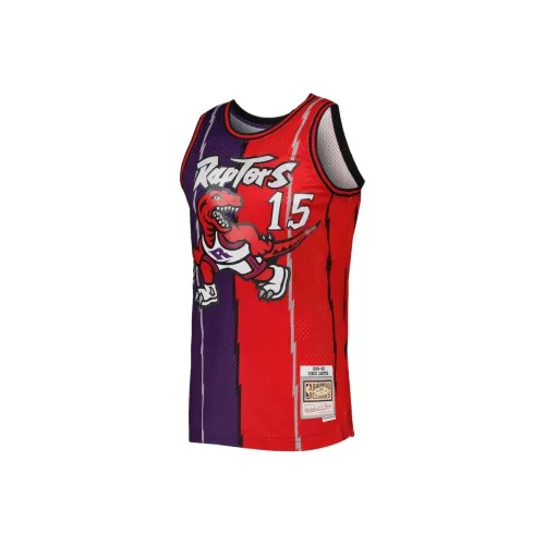 NBA x MITCHELL NESS Toronto Raptors VINCE Carter Баскетбольная Джерси Мужская Фиолетовая Красная