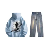 Set (Glacier Blue Fleece-Lined + Nostalgic Blue Jeans)  
Комплект (Ледниковый Синий с флисовой подкладкой + Ностальгический Синий Джинсы)