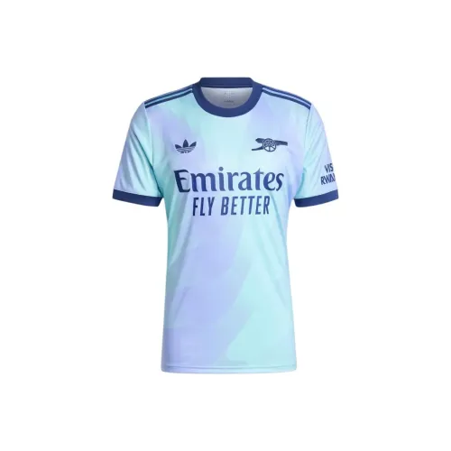 Adidas Originals SS24 24 25 Третье Джерси Ретро Футбольные Джерси Мужской Синий