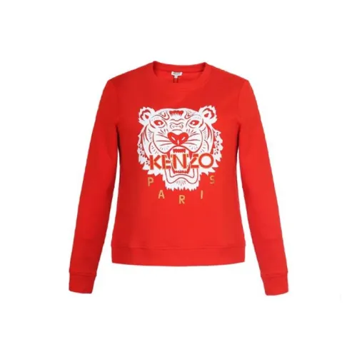 KENZO Женские свитшоты красного цвета