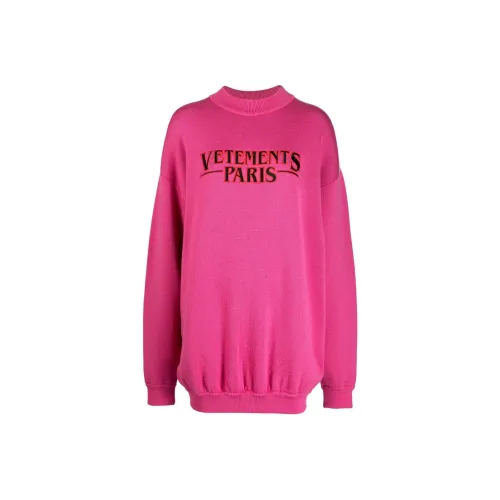 Vetements Свитер Женский Фуксия