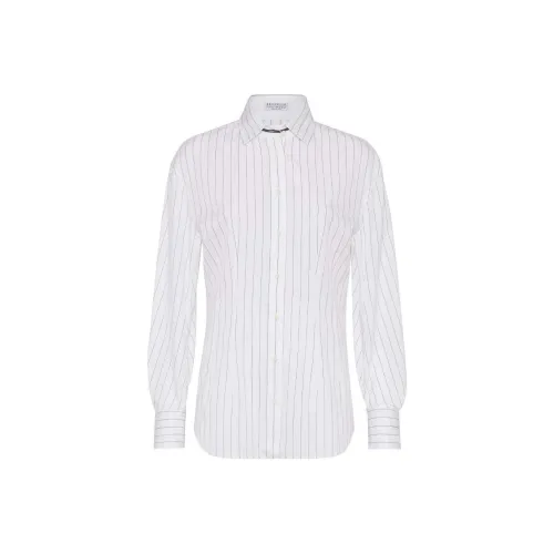 BRUNELLO CUCINELLI SS24 Рубашка Женская Белая