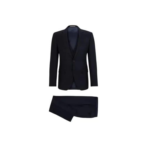 Hugo Boss Бизнес-костюм мужской 3 штуки темно-синий