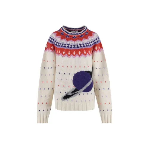 MSGM Экрю Женские Свитеры