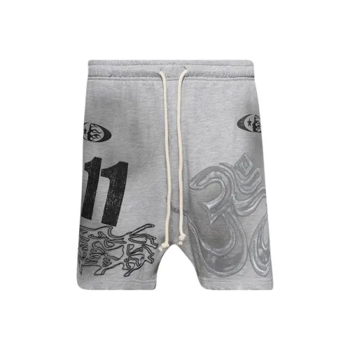 Hellstar Повседневные шорты Мужские Светло-серые