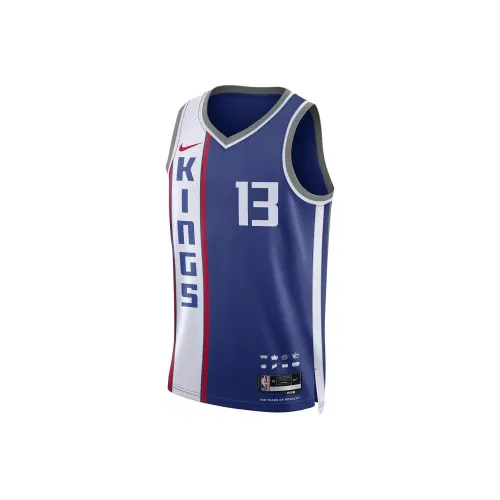Nike Swingman 2023 24 City EDITION Sacramento Kings Keegan Murray Баскетбольная Джерси Мужская Синяя