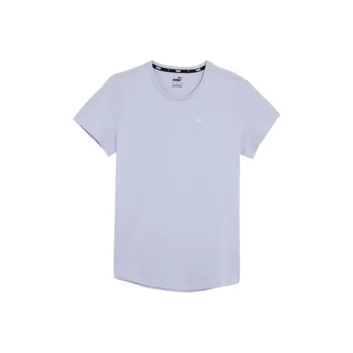 PUMA Стандартная футболка женская светло-фиолетовая