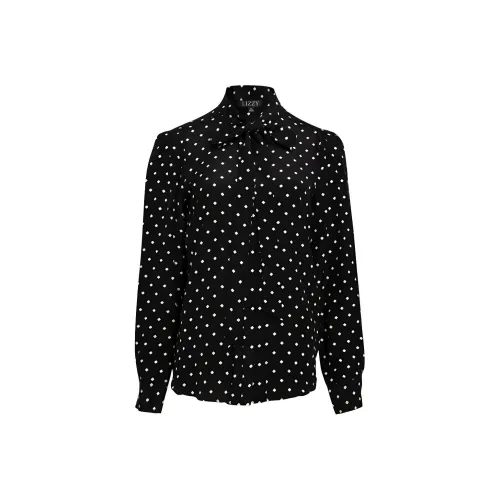 LIZZY Рубашка Женская Черная Белая