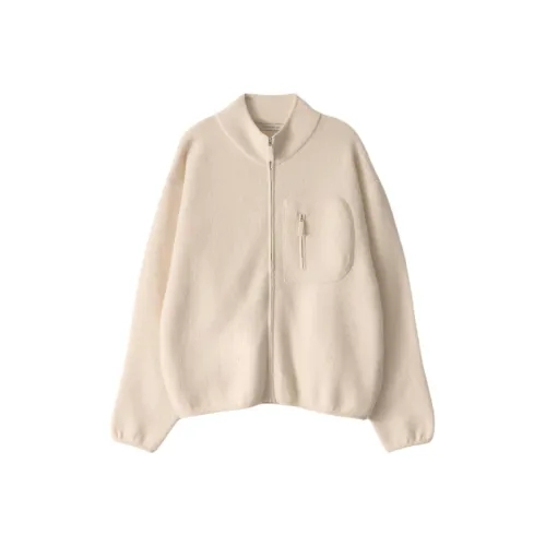 NOTHING WRITTEN FW24 Dicky ZIP UP JUMPER Свитер Женские Айвори Айвори