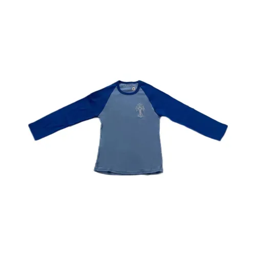 Chrome Hearts Реглан с рукавом T-Shirt Женская Синяя