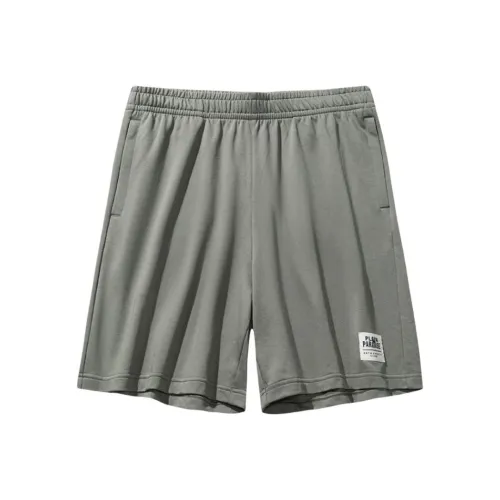 ANTA Life Collection Повседневные шорты Мужские Серый Оливковый Зеленый