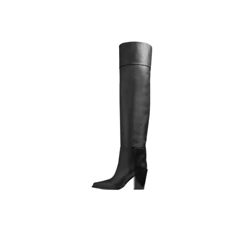 Jimmy Choo Cece Over The Knee Boots 8 см Женские Черные