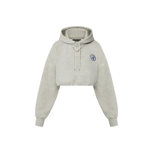 LOUIS VUITTON Новые ежеквартальные продукты LV Серые Женские Свитшоты