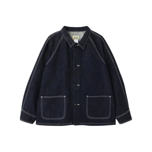 Schott N.Y.C. Индиго Мужские Джинсовые Куртки