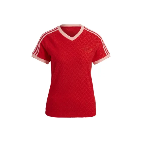 adidas originals Red Женские Футболки