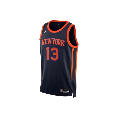 NBA x Jordan Баскетбольная Джерси New York Knicks Унисекс Морской Синий