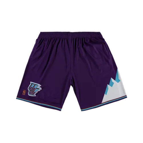 MITCHELL NESS Фиолетовый Utah Jazz Hardwood CLASSICS Повседневные шорты Мужской Синий