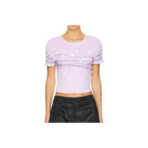 SUSAN FANG T-Shirt Женская Фиолетовая