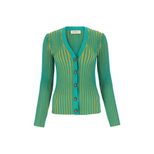 Tory Burch FW22 Трикотаж Женский Зеленый