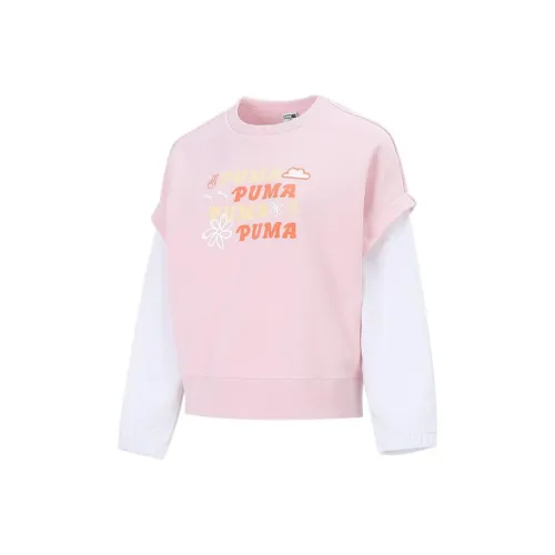 PUMA Розовые Женские Свитшоты