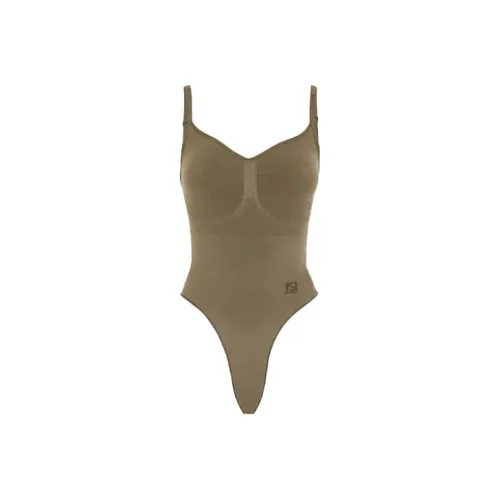 Fendi X Skims Collaboration Зеленый Женское Боди