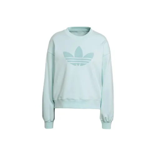 adidas originals Мятно-зеленый Женские Свитшоты