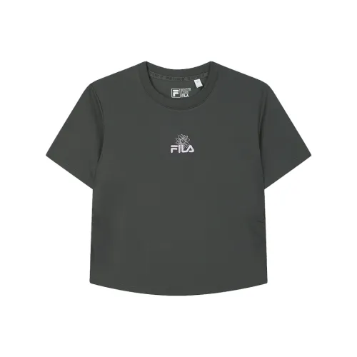 FILA ORIGINALE Cangjie Серый Женские Футболки