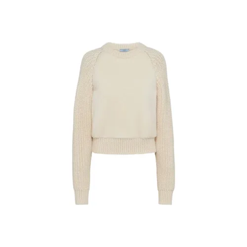 PRADA Белые Женские Свитеры