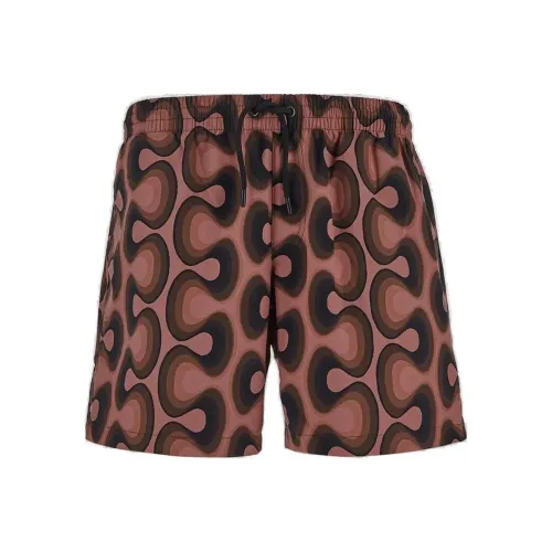 DRIES VAN NOTEN Многоцветные Мужские Повседневные Шорты