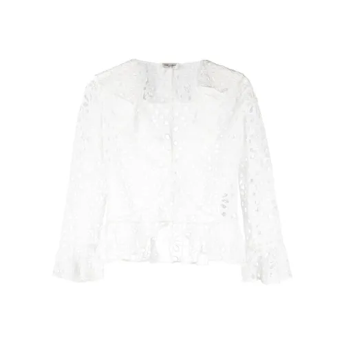 SAINT LAURENT Белые Женские Рубашки