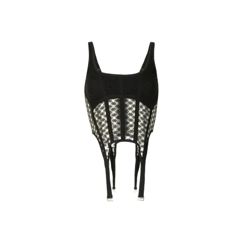 DION LEE Черные Женские Топы