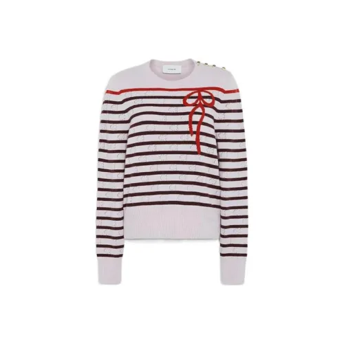 COACH Розовые Женские Кашемировые Свитеры