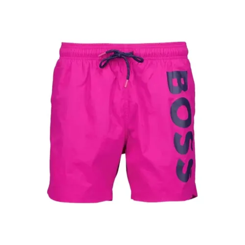 Hugo Boss Повседневные шорты Мужские Розовые