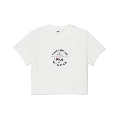 FILA белые женские футболки