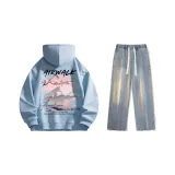 Set (Glacier Blue Fleece-Lined + Vintage Blue Jeans)  
Комплект (Ледниковый Синий с флисовой подкладкой + Винтажный Синий Джинсы)