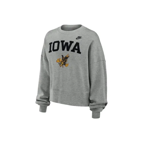 Nike Iowa Hawkeyes Legacy Classic Arch Sweatshirt Women's Gray
