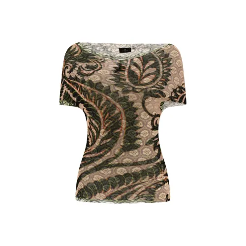 ETRO Розовые Женские Т-рубашки