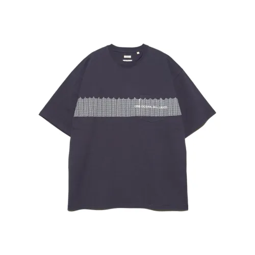 Nanamica SS25 T-Shirt Унисекс Морской Синий