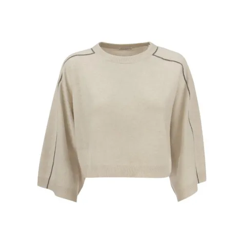 Brunello Cucinelli Коричневый Женские Кашемировые Свитеры